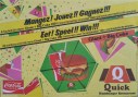 PM 24a. 1985 06 Mangez ! Jouez ! Gagner ! - Quick - 32x22.4cm (Small)